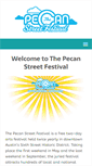 Mobile Screenshot of oldpecanstreetfestival.com